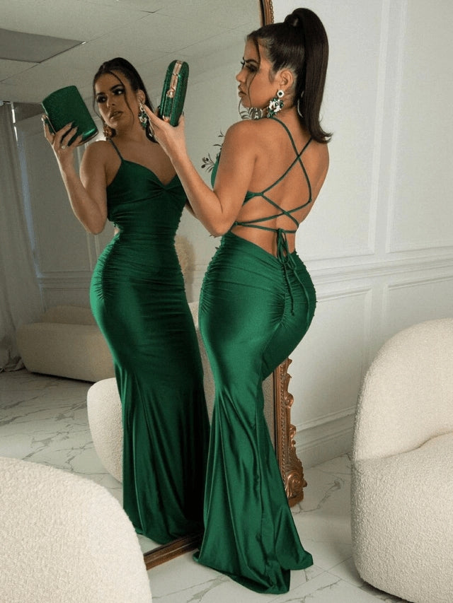 Vestido de Cetim Maitê