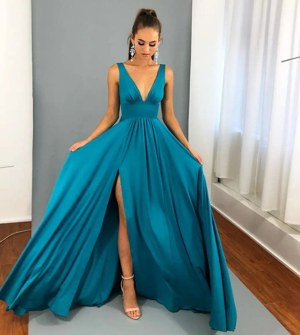 Vestido de Cetim Soraya