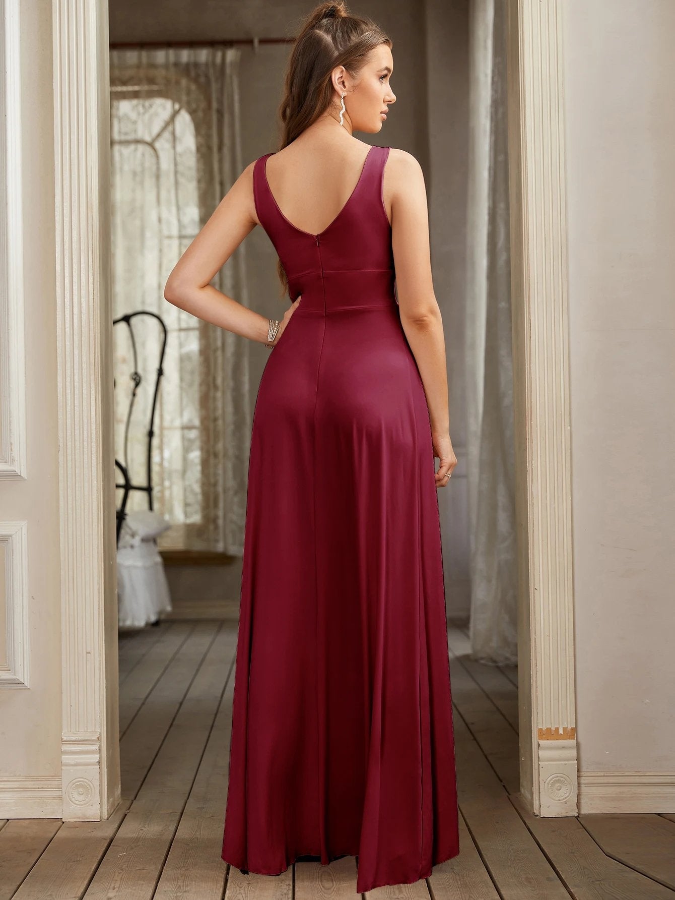 Vestido de Cetim Soraya