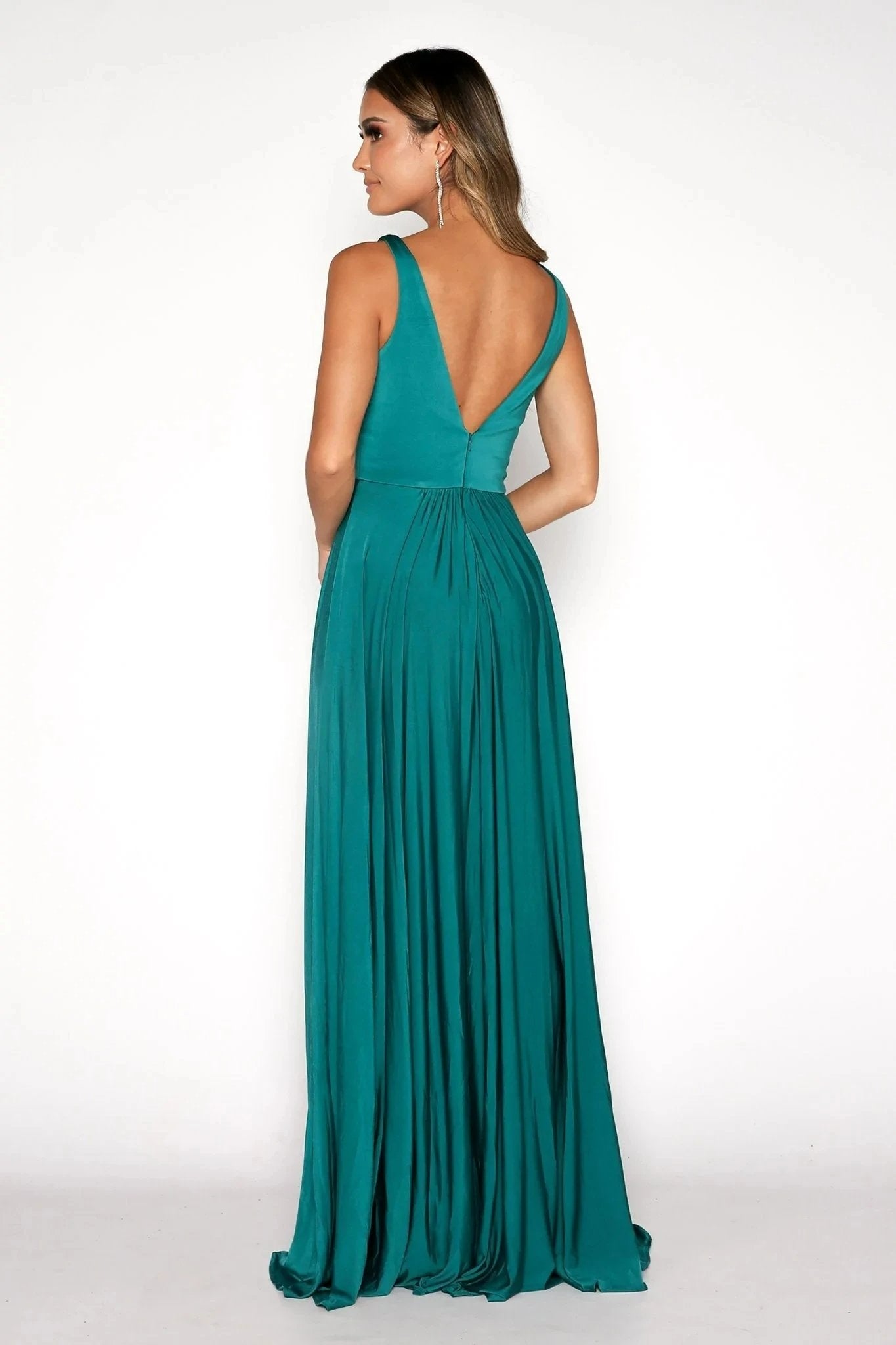 Vestido de Cetim Soraya