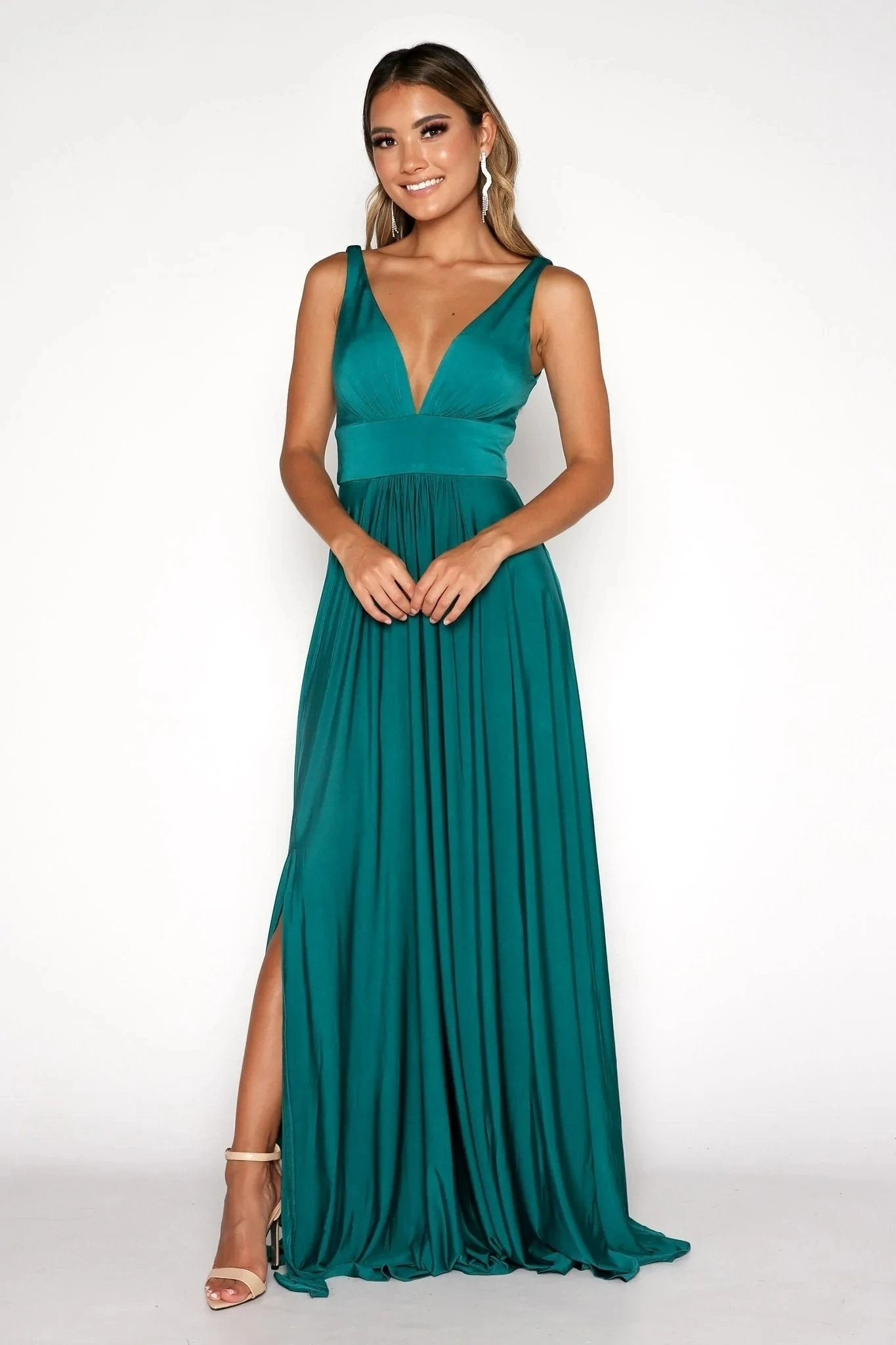 Vestido de Cetim Soraya