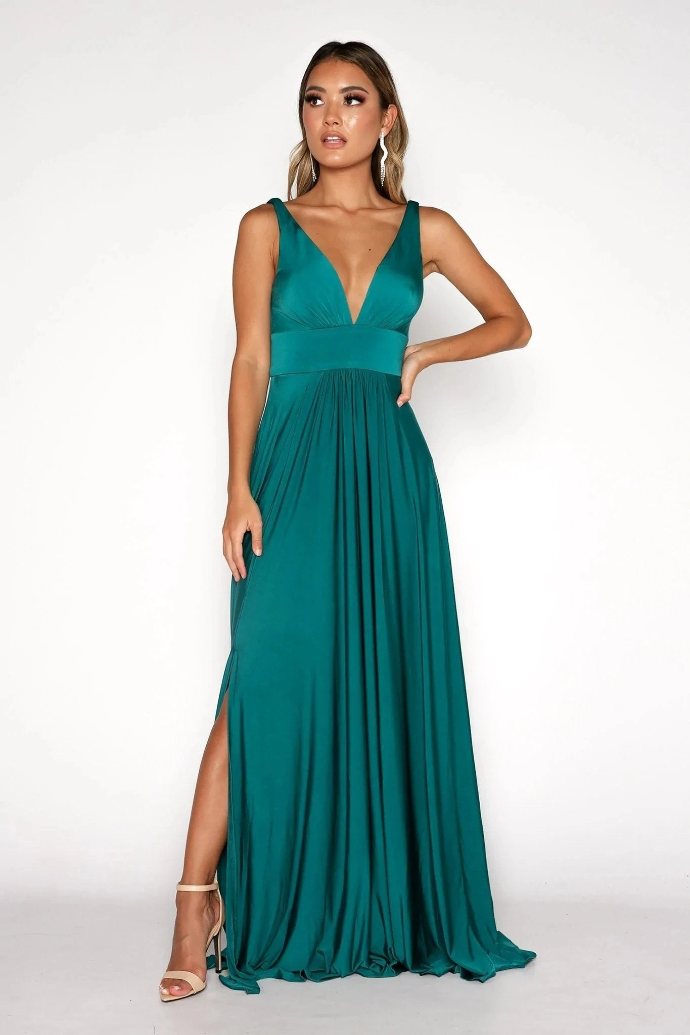 Vestido de Cetim Soraya