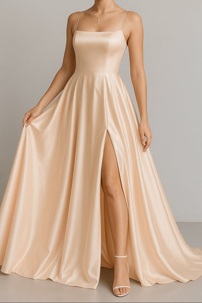 Vestido de Cetim Aurora