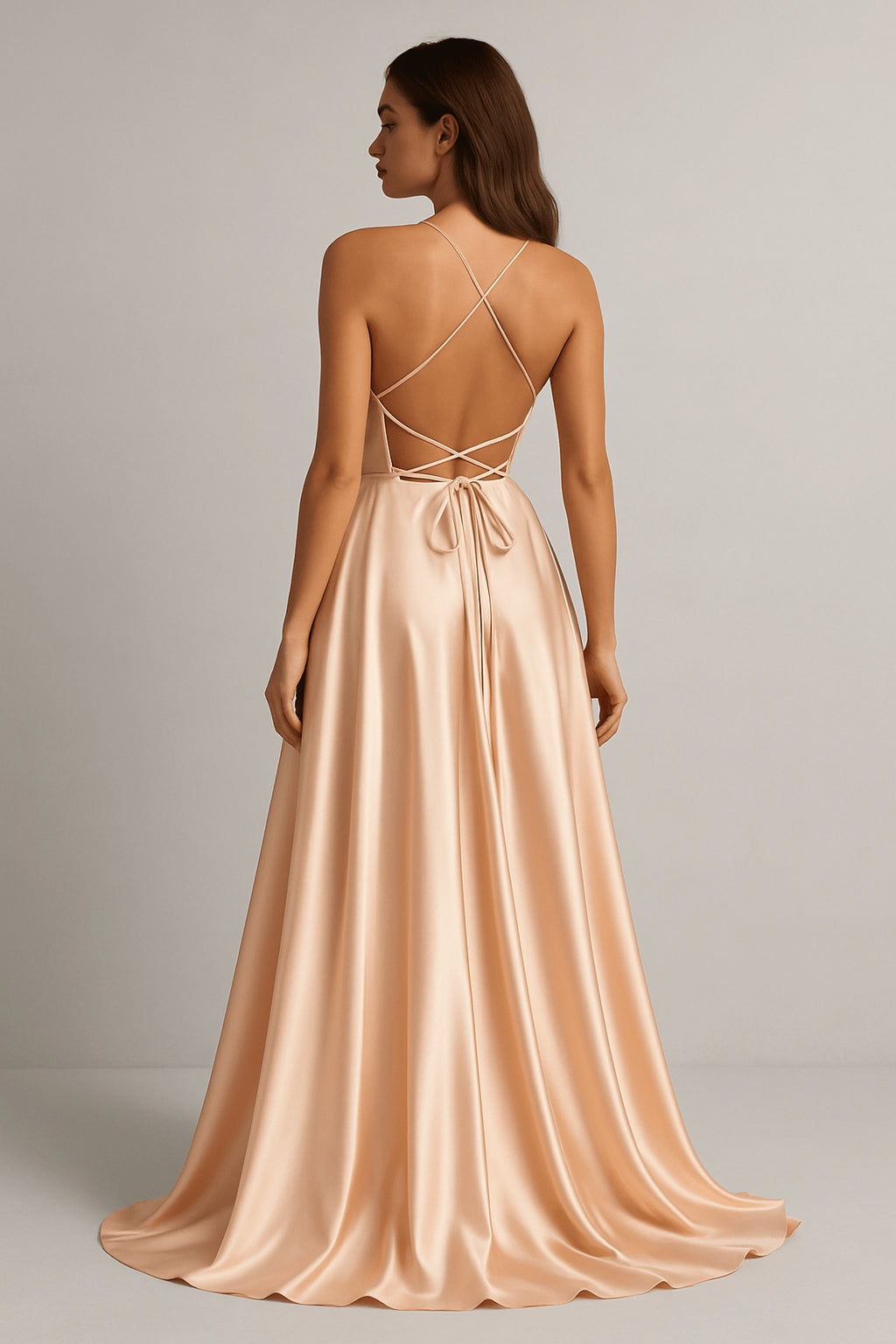 Vestido de Cetim Aurora