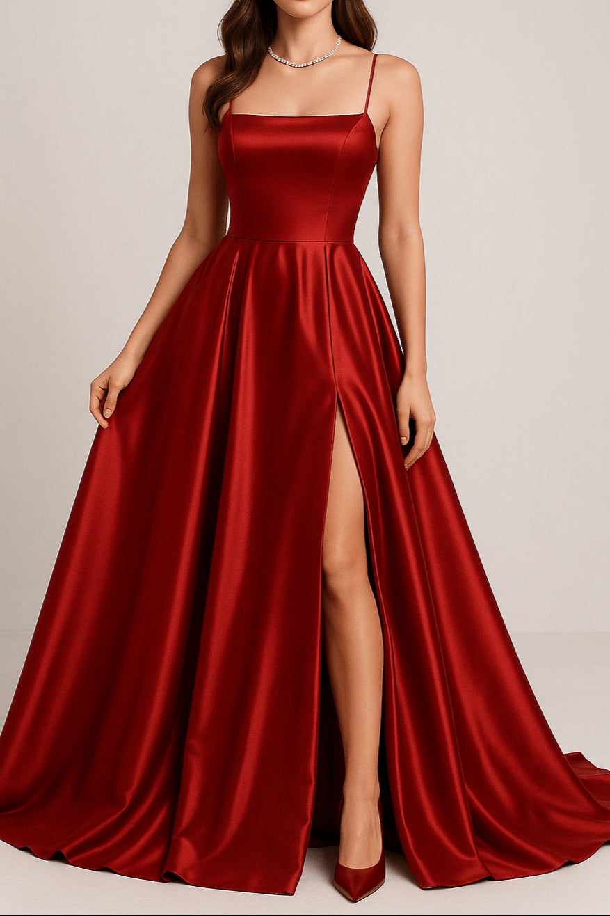 Vestido de Cetim Aurora
