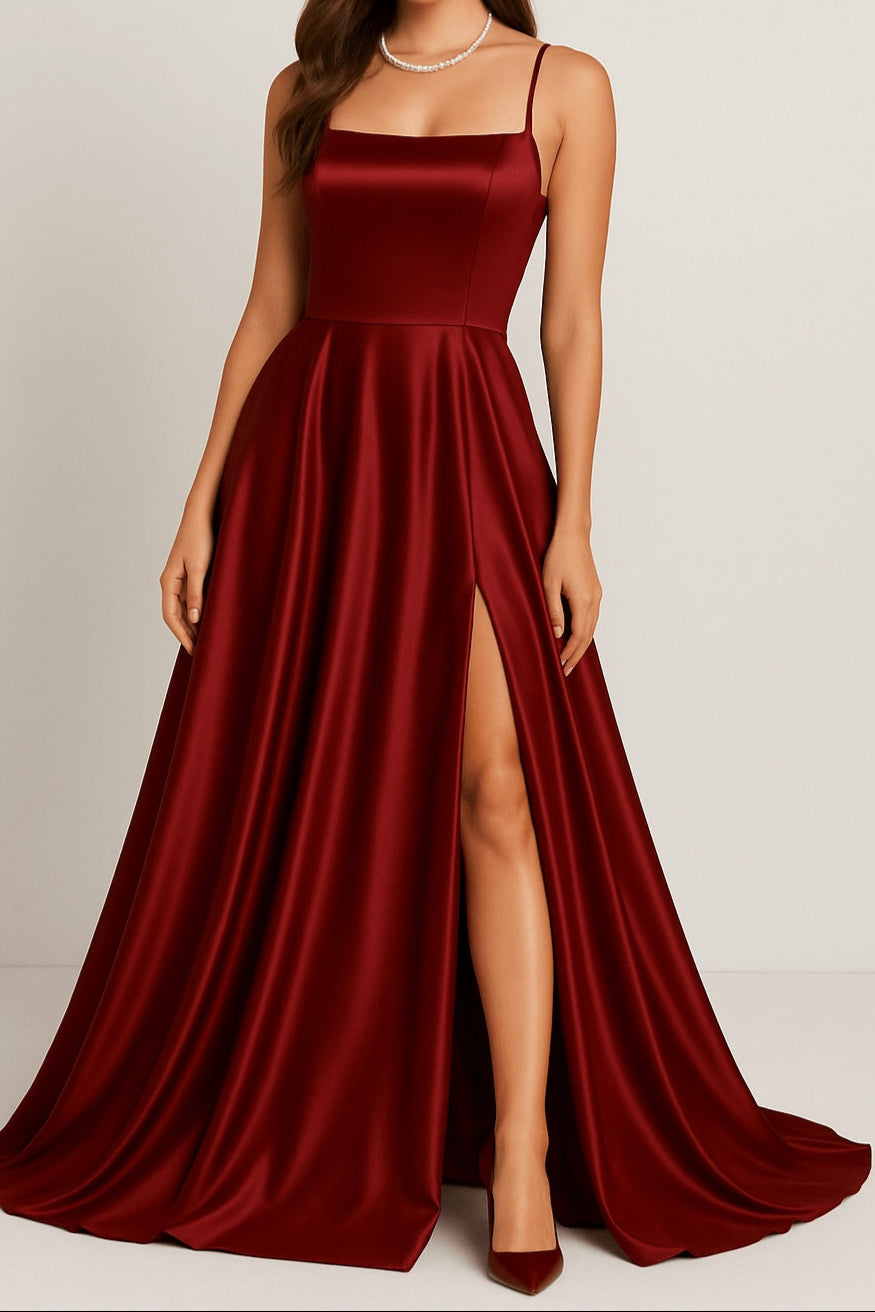 Vestido de Cetim Aurora